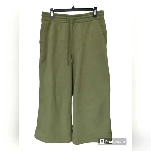 Lululemon Loungeful High-Rise Wide Leg Crop Bronze Green - Picture 6 of 8